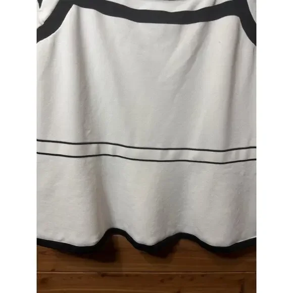 White House Black Market Colorblock Square Neck Womens Top XL - Picture 4 of 10